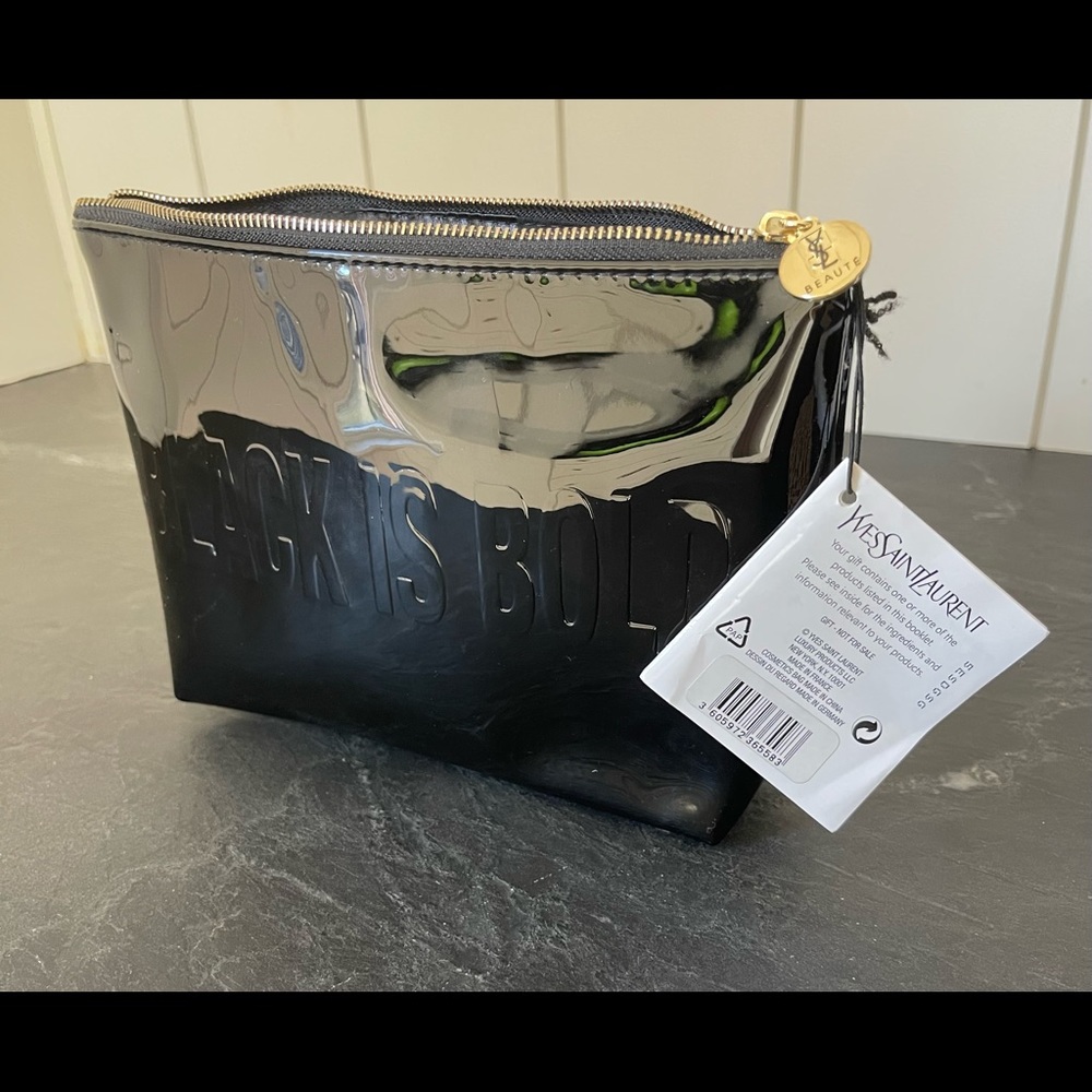 YSL Black is Bold Cosmetics Bag